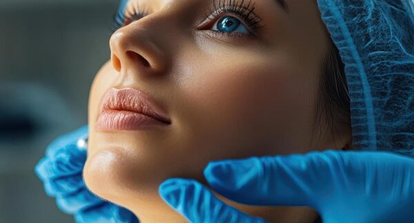 Clínicas de ácido hialurónico - Mujer en la mejor clínica ácido hialuronico Valencia realizándose un tratamiento con ácido hialurónico labios