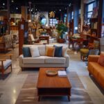 Tiendas de muebles - Exhibición de muebles y mobiliario en un almacén de muebles de una de las mejores tiendas de muebles de Valencia