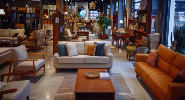 Tiendas de muebles - Exhibición de muebles y mobiliario en un almacén de muebles de una de las mejores tiendas de muebles de Valencia