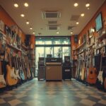 Tiendas de música - Exhibición de instrumentos y equipos musicales en casa de música reconocida como una de las mejores tiendas de música España en Valencia
