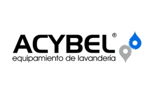 una de las tiendas de lavadoras industriales en Valencia, logo de la tienda Acybel