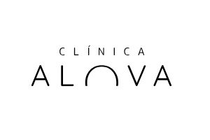 uno de los centros de tratamiento del acné en Valencia, logo del centro Clínica Dermatológica Alova