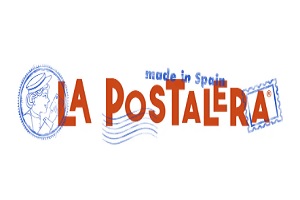 de las tiendas de regalos del centro de Valencia, logo de la tienda La Postalera