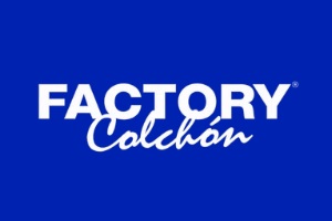 de las tiendas de colchones de Valencia, logo de Factory Colchón