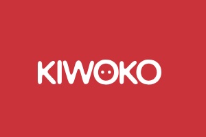 una de las tiendas de juguetes para perros en Valencia, logo de Kiwoko