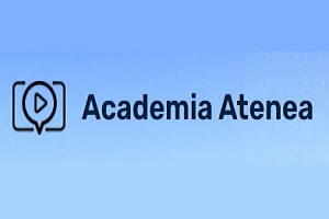 escuelas de idiomas online - logo de la Academia Atenea