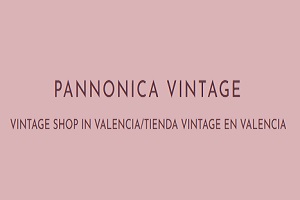 tiendas de muebles vintage - logo de la tienda Pannonica vintage